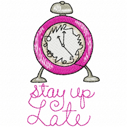 Clock Embroidery Design 11 Clock Embroidery Design 11